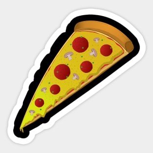 Pizza Funghi Italian Cheese Food Love Gift Idea Sticker